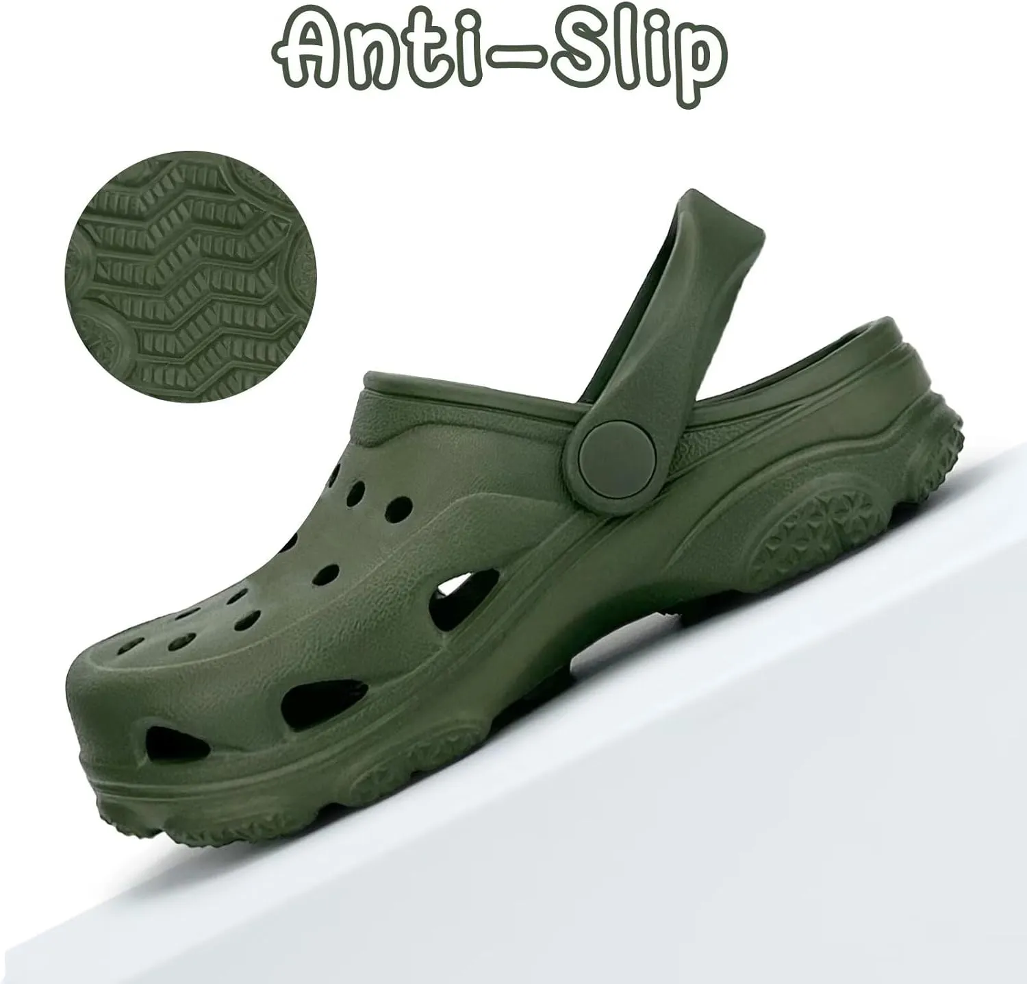 Kids and Toddlers Garden Clogs for Boys and Girls,Unisex Eva Mules for Big Kid,Little Kid,Toddler,Boy and Girl Closed Toe Slide Sandals