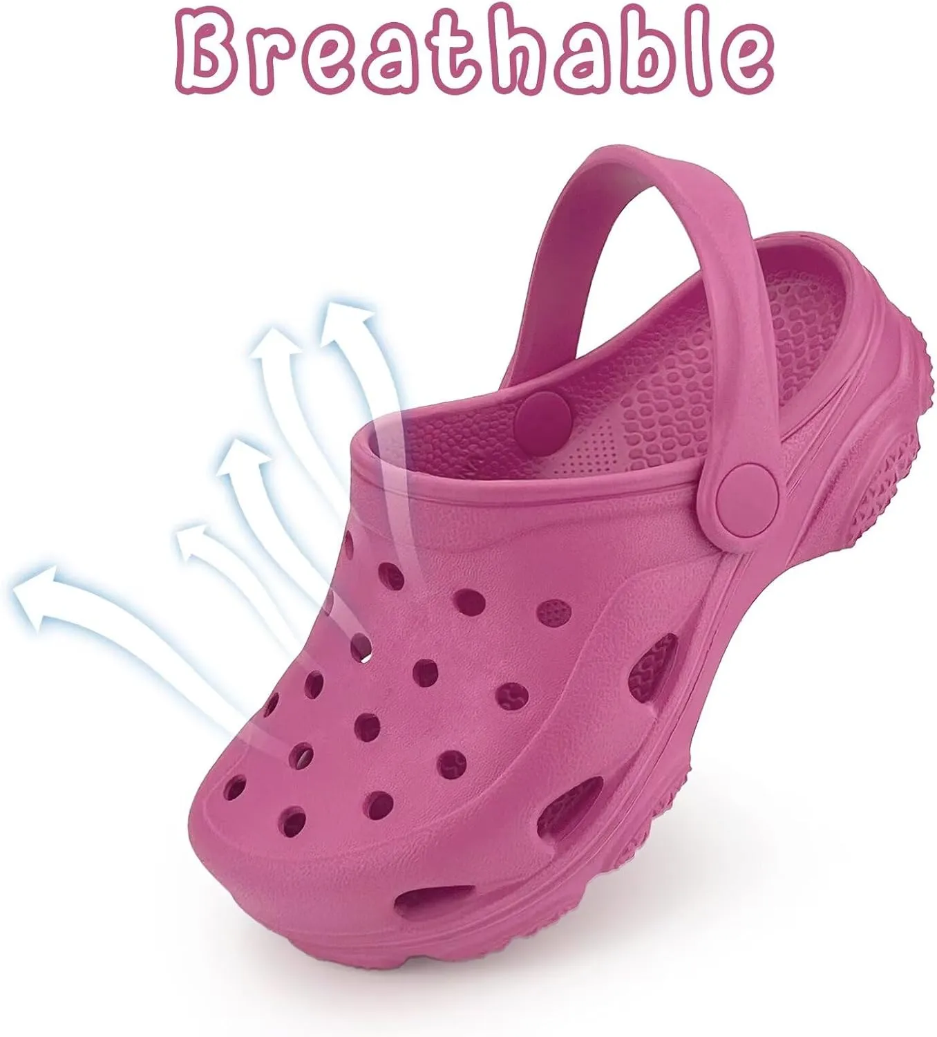 Kids and Toddlers Garden Clogs for Boys and Girls,Unisex Eva Mules for Big Kid,Little Kid,Toddler,Boy and Girl Closed Toe Slide Sandals