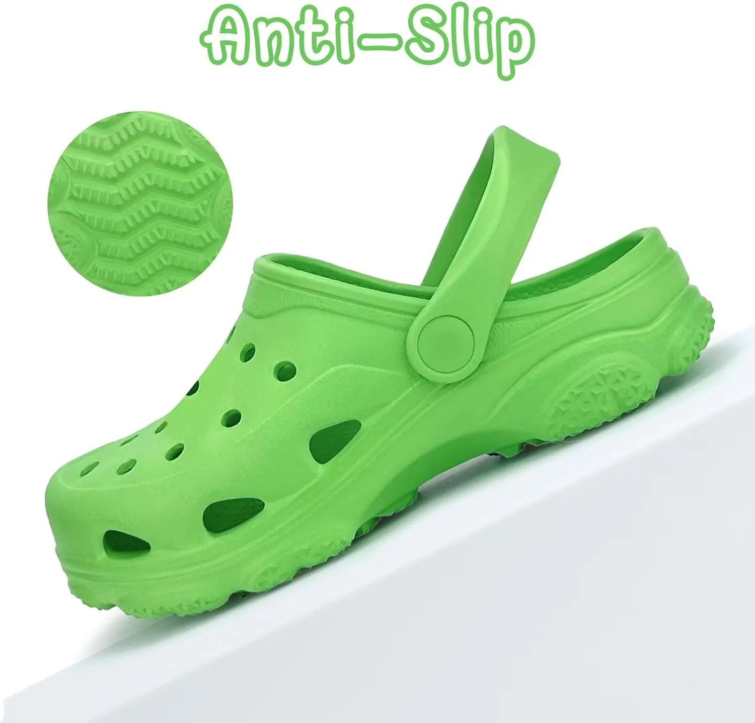 Kids and Toddlers Garden Clogs for Boys and Girls,Unisex Eva Mules for Big Kid,Little Kid,Toddler,Boy and Girl Closed Toe Slide Sandals