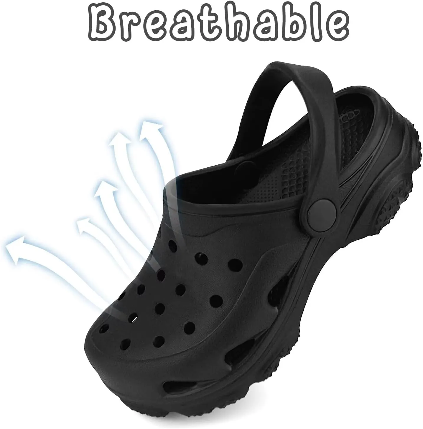 Kids and Toddlers Garden Clogs for Boys and Girls,Unisex Eva Mules for Big Kid,Little Kid,Toddler,Boy and Girl Closed Toe Slide Sandals
