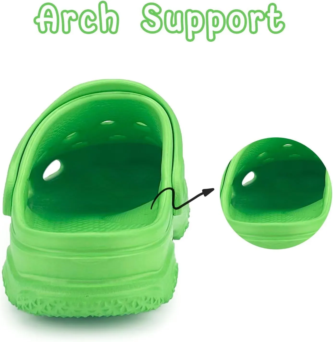 Kids and Toddlers Garden Clogs for Boys and Girls,Unisex Eva Mules for Big Kid,Little Kid,Toddler,Boy and Girl Closed Toe Slide Sandals