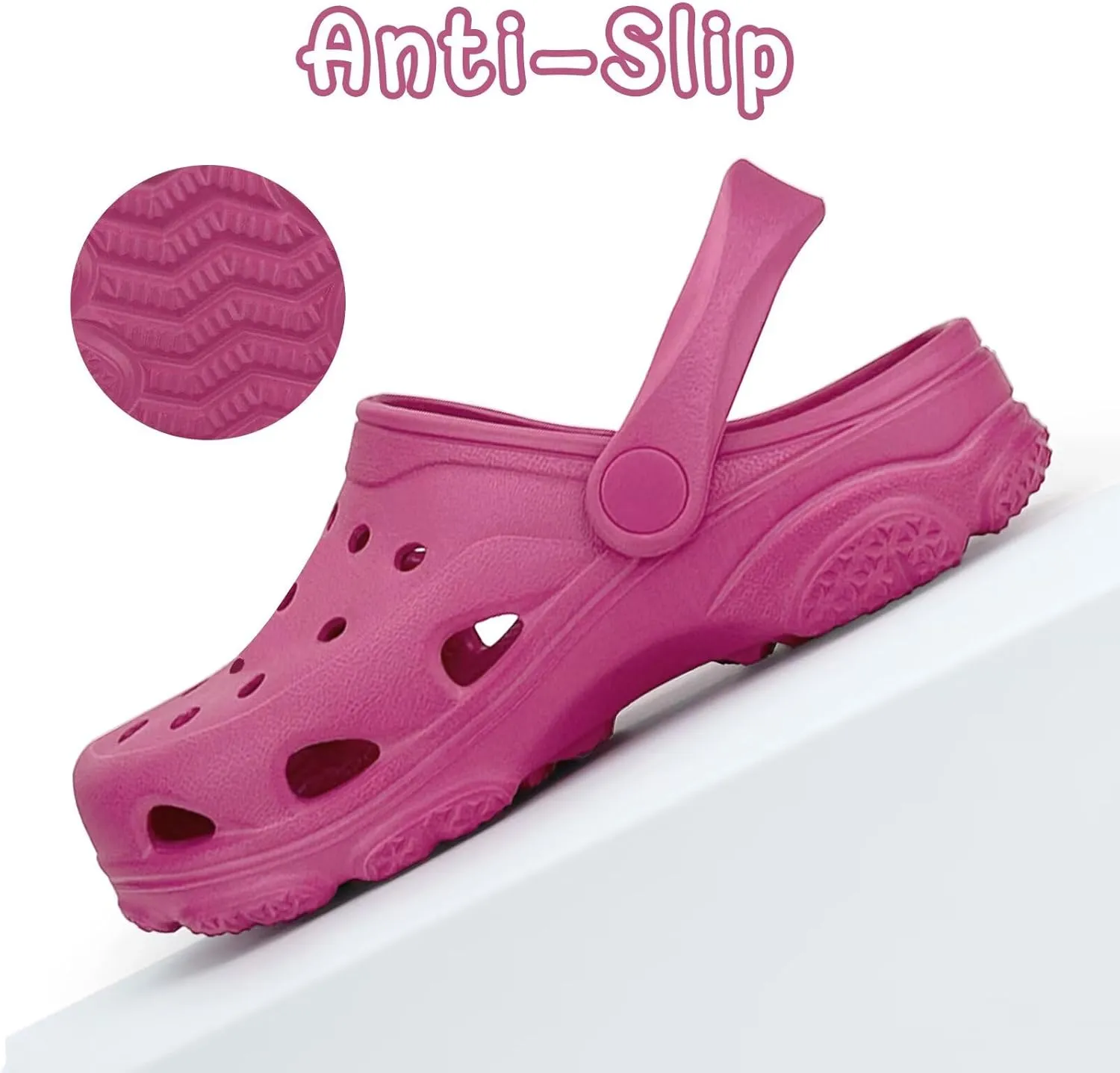 Kids and Toddlers Garden Clogs for Boys and Girls,Unisex Eva Mules for Big Kid,Little Kid,Toddler,Boy and Girl Closed Toe Slide Sandals