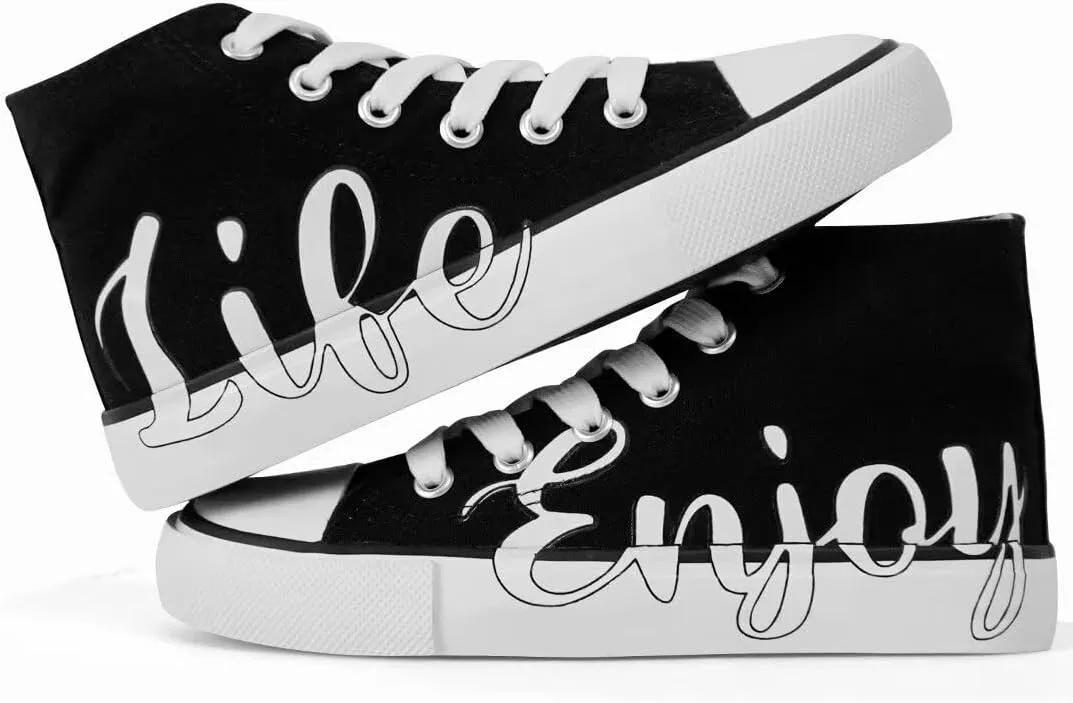 Kids Canvas Shoes Low Top and High Top Canvas Sneakers Lace-up Fashion Casual Shoes for Boys and Girls