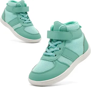 Kids High Top Barefoot Shoes Boys Girls Wrestling Shoes Anti-Skid Adventure Hiking Boots