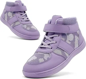 Kids High Top Barefoot Shoes Boys Girls Wrestling Shoes Anti-Skid Adventure Hiking Boots