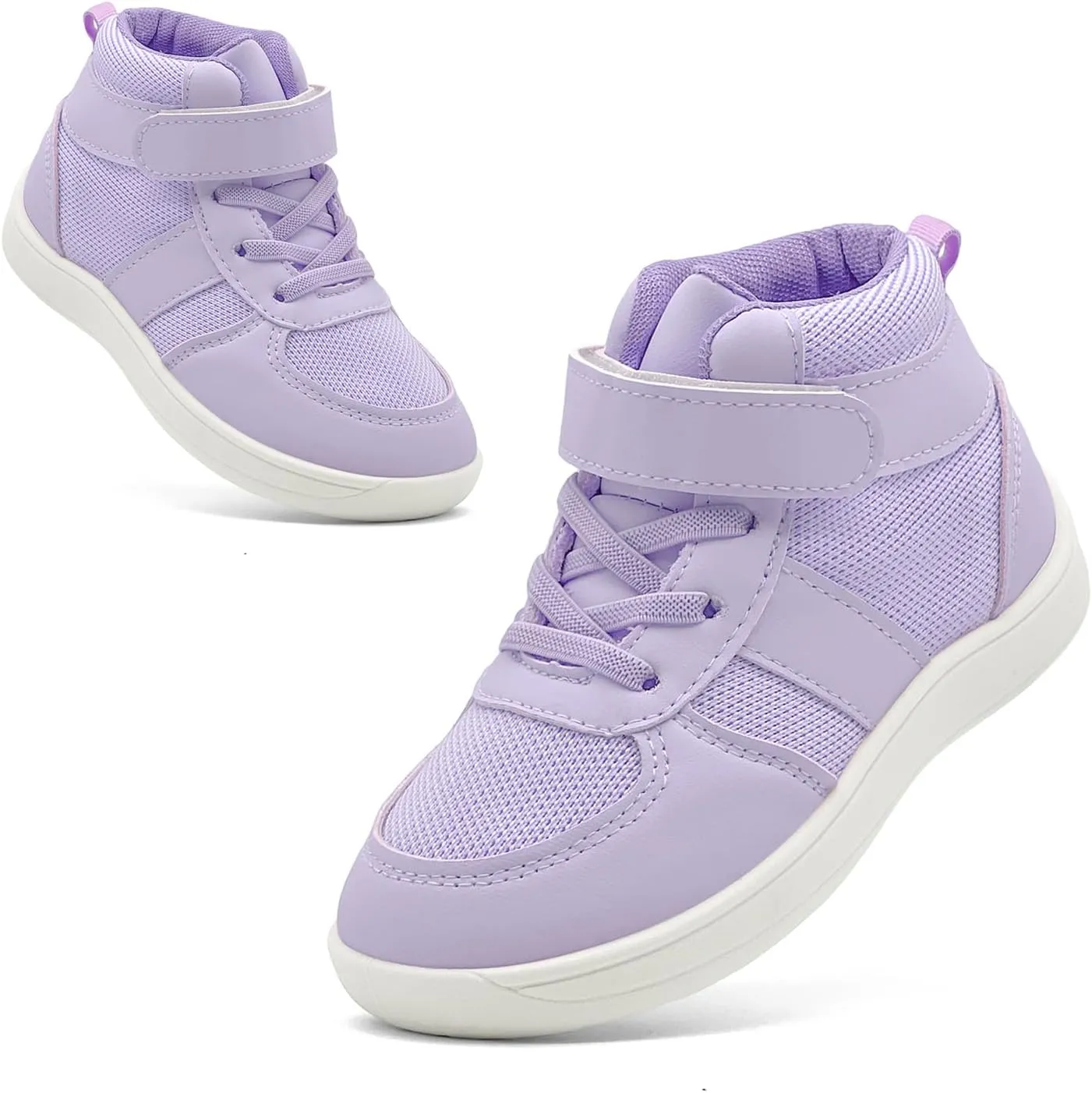 Kids High Top Barefoot Shoes Boys Girls Wrestling Shoes Anti-Skid Adventure Hiking Boots