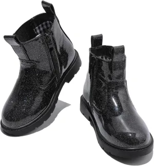 kkdom Boys Girls Waterproof Outdoor Side Zipper Comfort Chelsea Ankle Boots(Toddler/Little Kid/Big Kid)