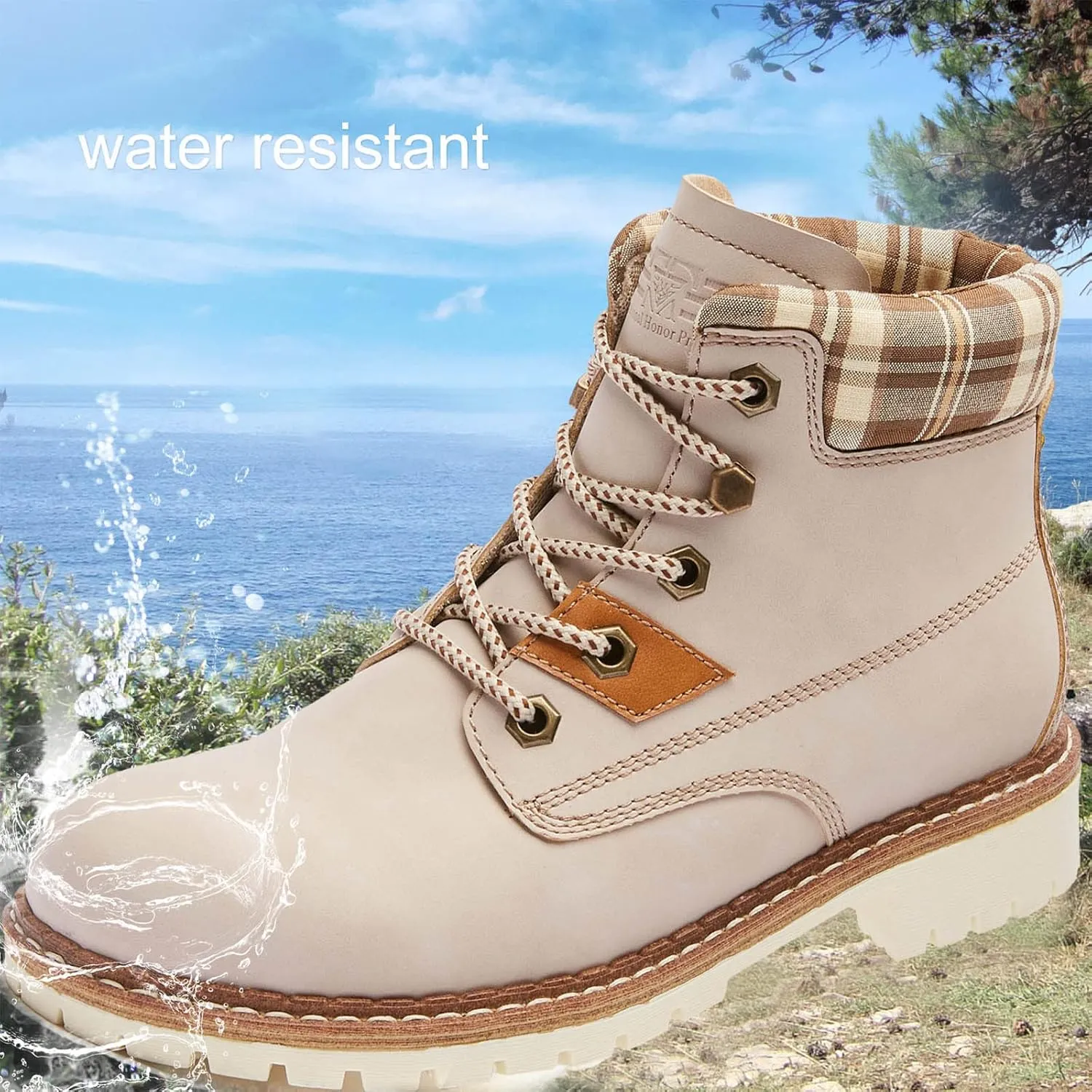 Kkyc Womens Hiking Boots Outdoor Non Slip Casual Boot