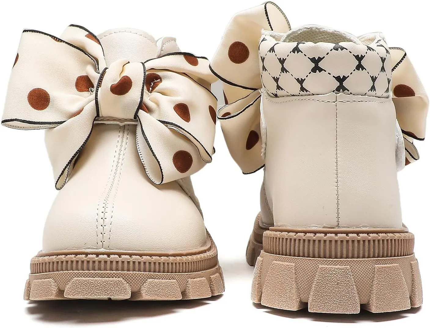 Komfyea Boys And Girls Lace Up Zipper Outdoor Ankle Boots(Toddler/Little Kids)