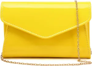 Labair Women's Evening Handbag Patent Leather Purse Wedding Party Bridal Handbag.