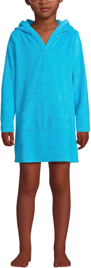Lands' End Girls Terry Pullover Cover-up