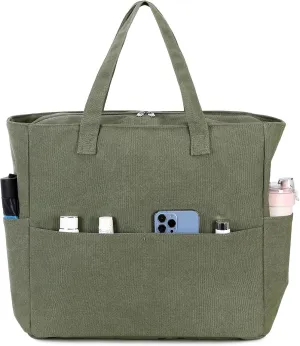 LEDAOU Beach Bag Waterproof Sandproof Women Tote Bag Pool Bag with Zipper for Gym Grocery Travel with Wet Pocket