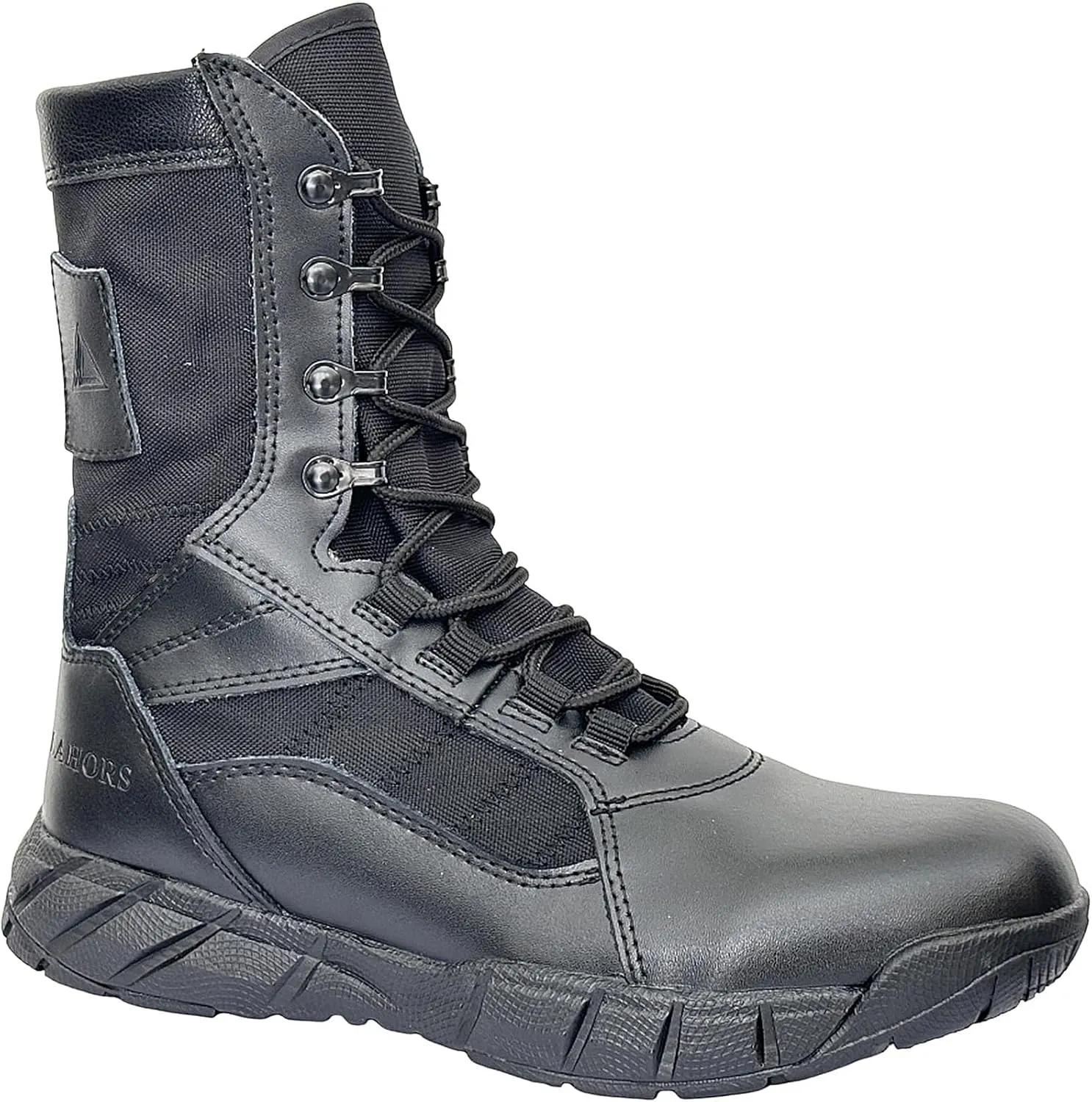 Lightweight Man Tactical Military Boots Combat Boots Anti-Collision Side Zipper Training Lace Up Outdoor Hiking Breathable Shoe