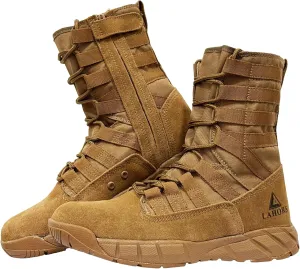 Lightweight Military Tactical Combat Boots Men Outdoor Hiking Desert Army Boots Breathable Male Jungle Shoes Man Side Zip