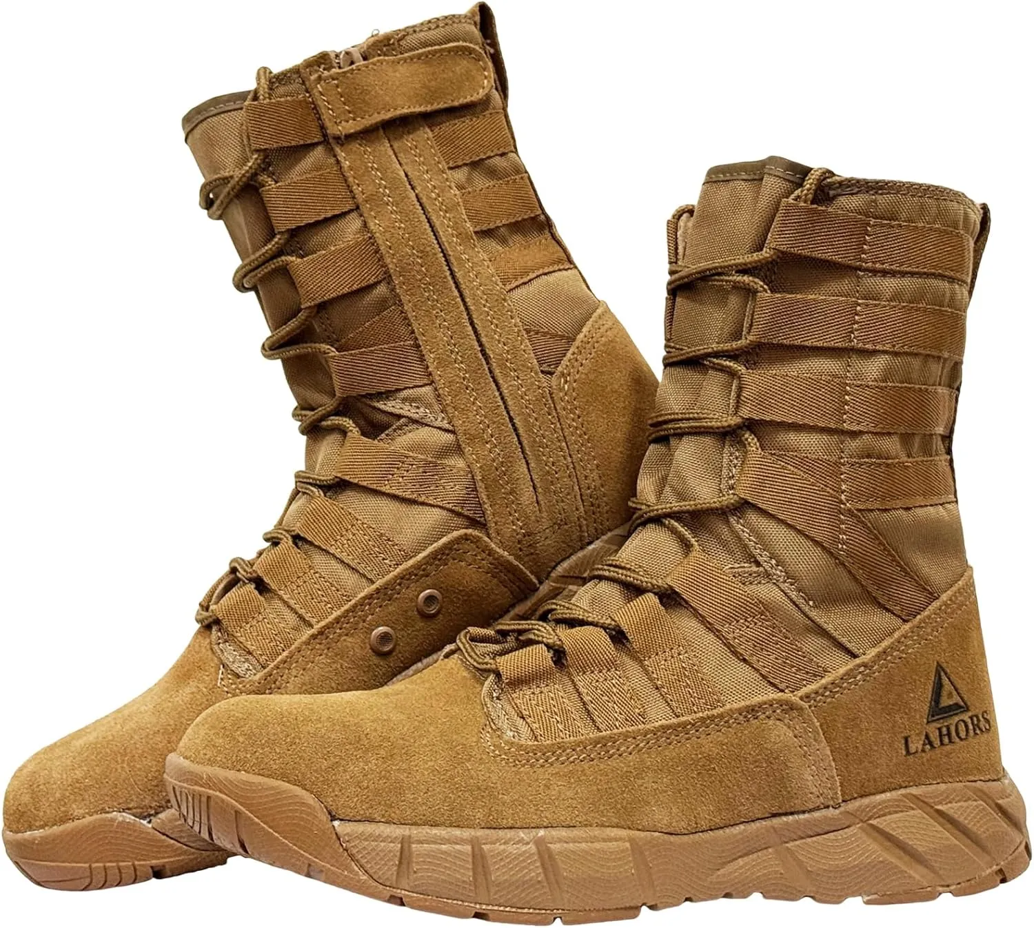 Lightweight Military Tactical Combat Boots Men Outdoor Hiking Desert Army Boots Breathable Male Jungle Shoes Man Side Zip