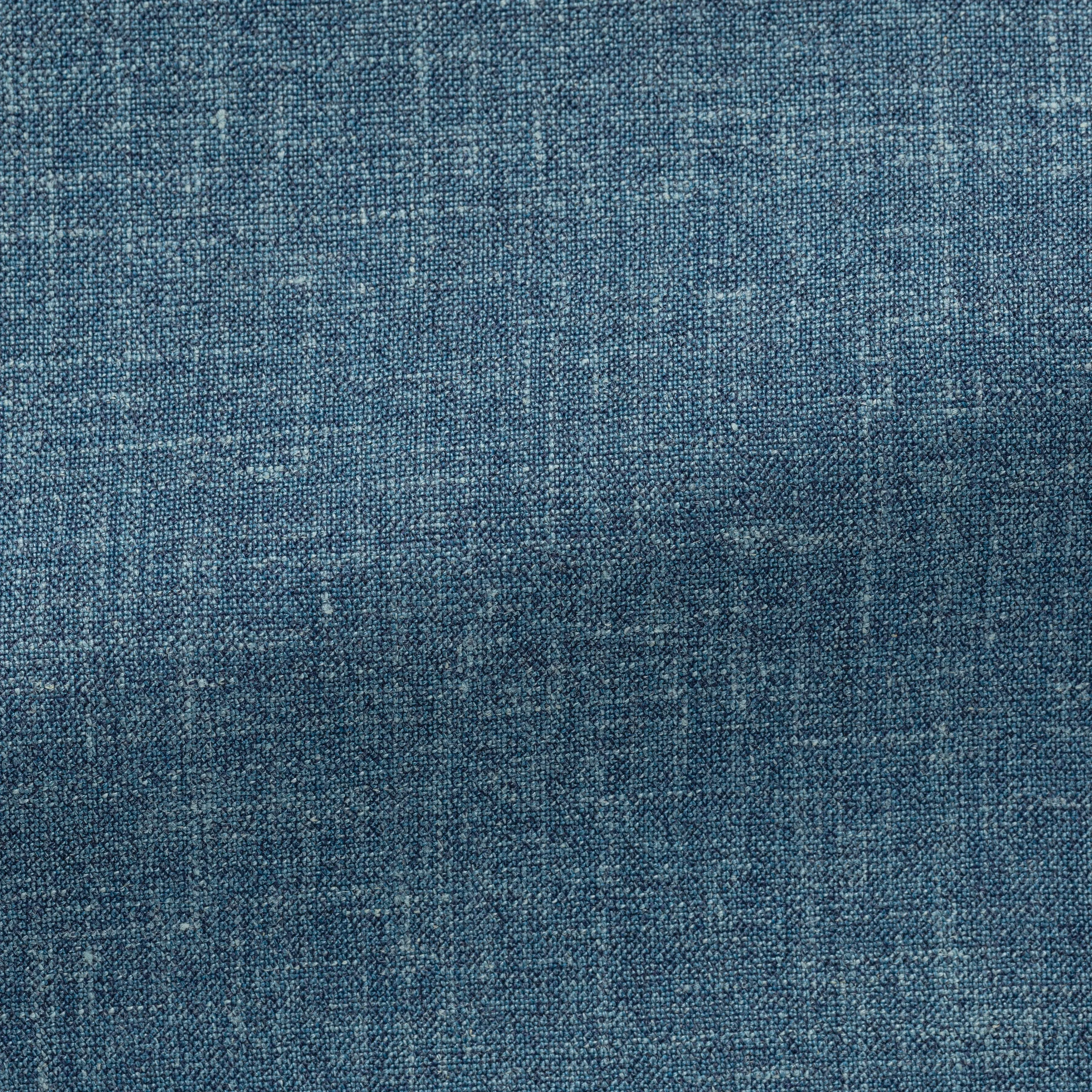 Loro Piana SUMMERTIME Light Petrol Wool, Silk & Linen Tropical Weave