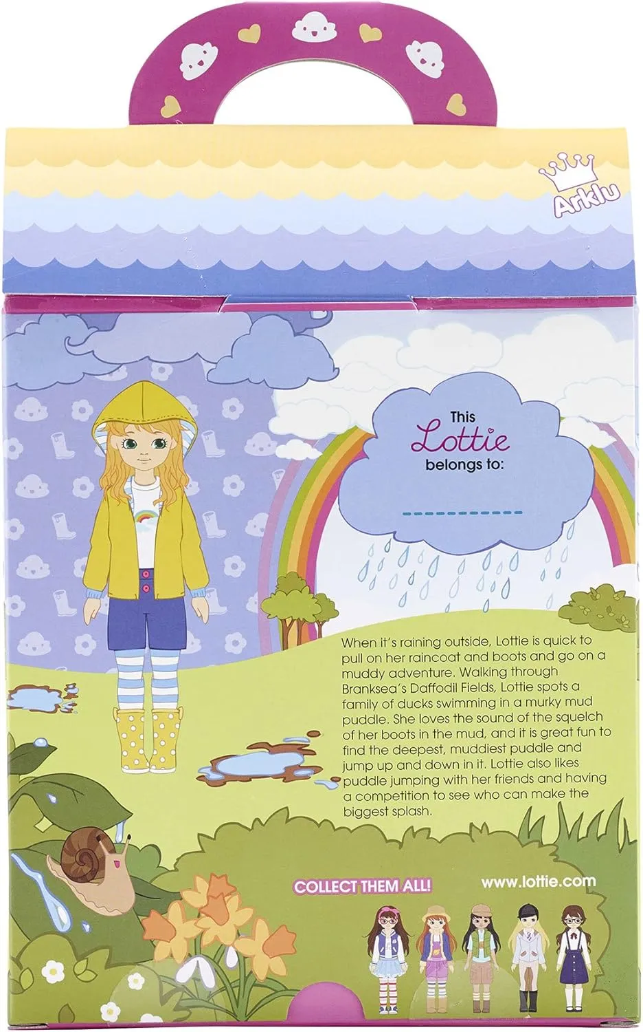 Lottie Muddy Puddles Outdoor Adventure Doll