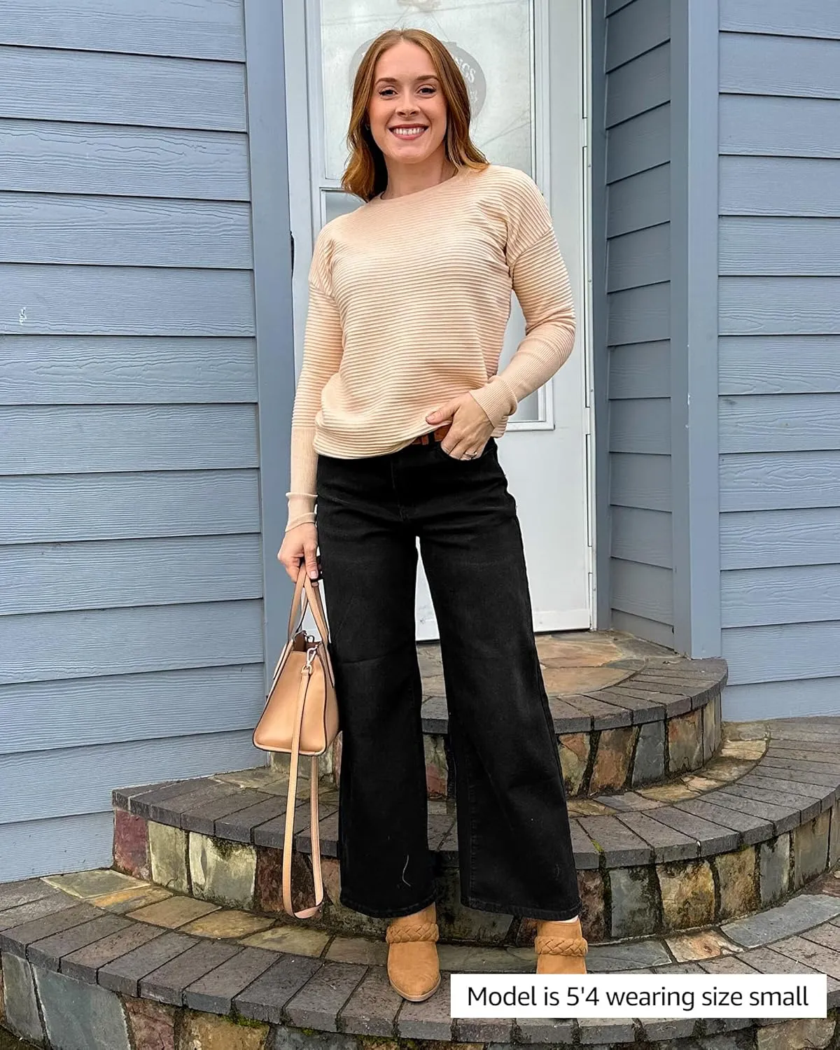 luvamia Wide Leg Jeans for Women High Waisted Relaxed Fit Trendy Stretchy Denim Pants Ankle Trouser Jeans with Pockets