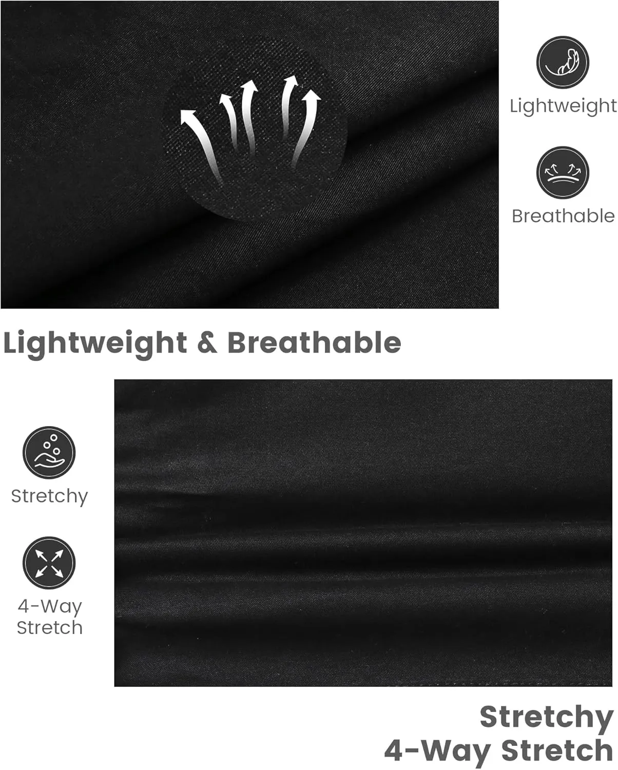 maamgic Mens Shorts Casual 4 Inch Cotton Casual Shorts for Men Elastic Waistband Mens Casual Shorts Daily Wear