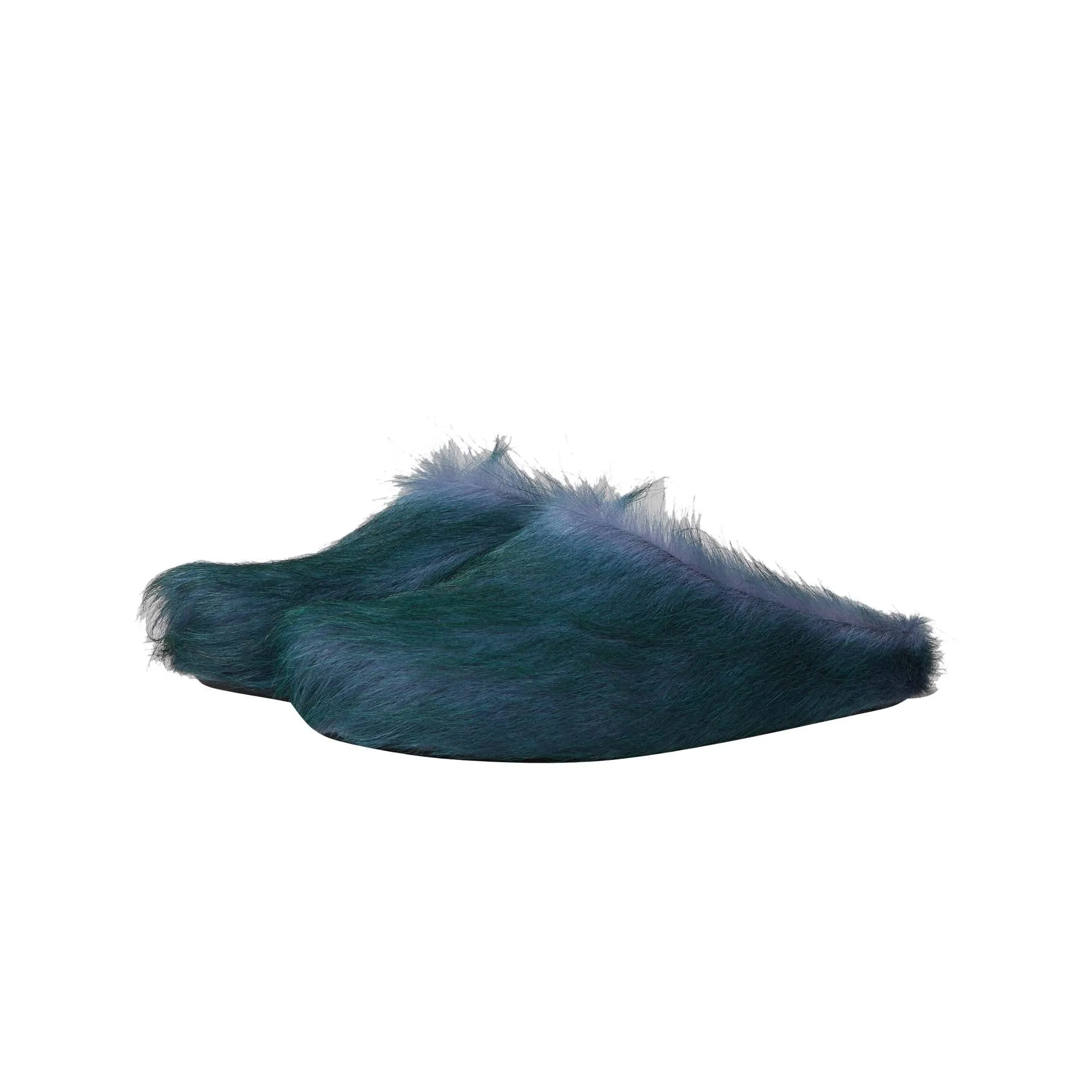 Marni Womens Long Hair Fussbett Sabot Mule