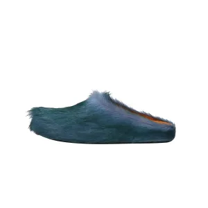 Marni Womens Long Hair Fussbett Sabot Mule
