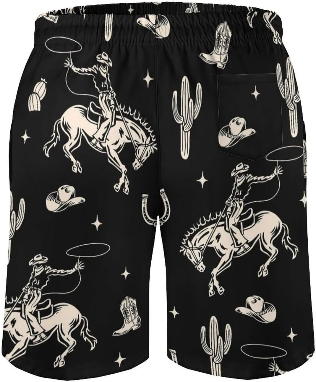 Men Swim Shorts Swimwear Bathing Suits Swimming Trunks Beach Shorts with Pockets