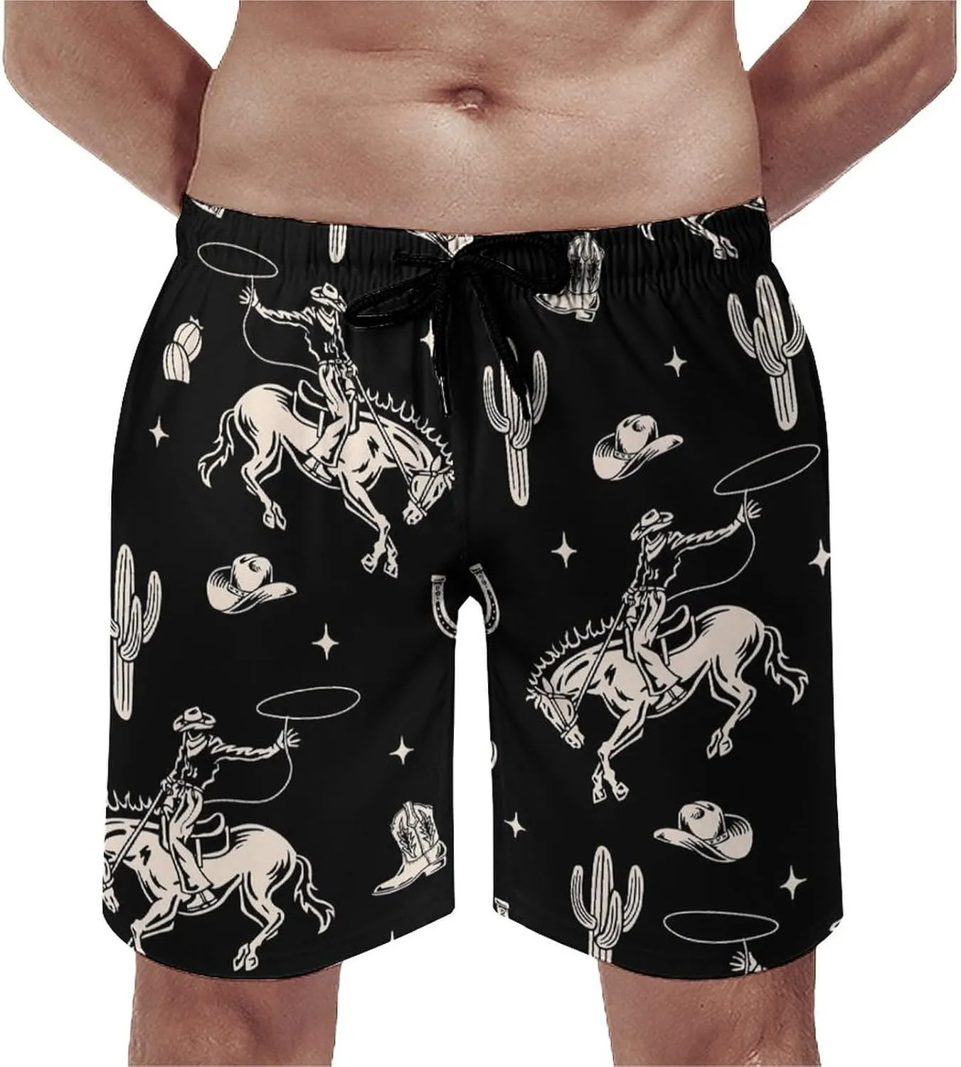 Men Swim Shorts Swimwear Bathing Suits Swimming Trunks Beach Shorts with Pockets