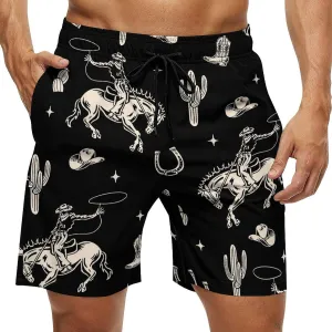 Men Swim Shorts Swimwear Bathing Suits Swimming Trunks Beach Shorts with Pockets
