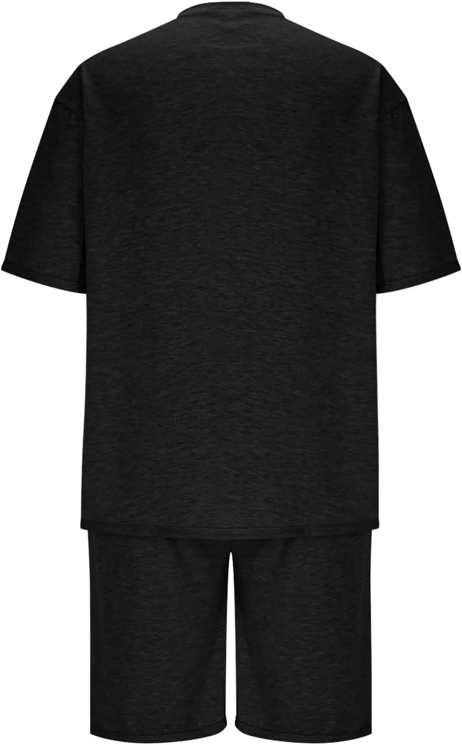 Mens Casual 2 Piece Outfits Summer Fashion Short Sleeve Tee and Shorts Lounge Sets Men Solid Vacation Beach Outfits