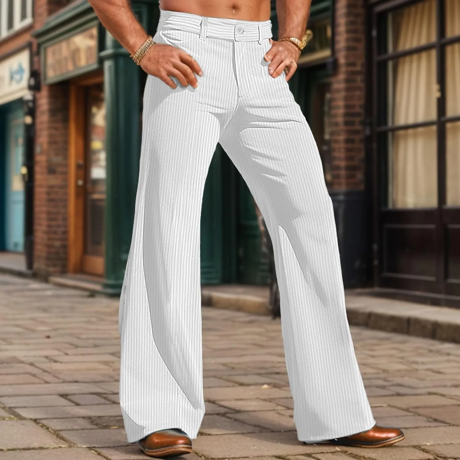 Mens Combat Cargo Pants Casual Linen Elasticated Pant Straight Leg Sweatpants Joggers Baggy Training Jogger