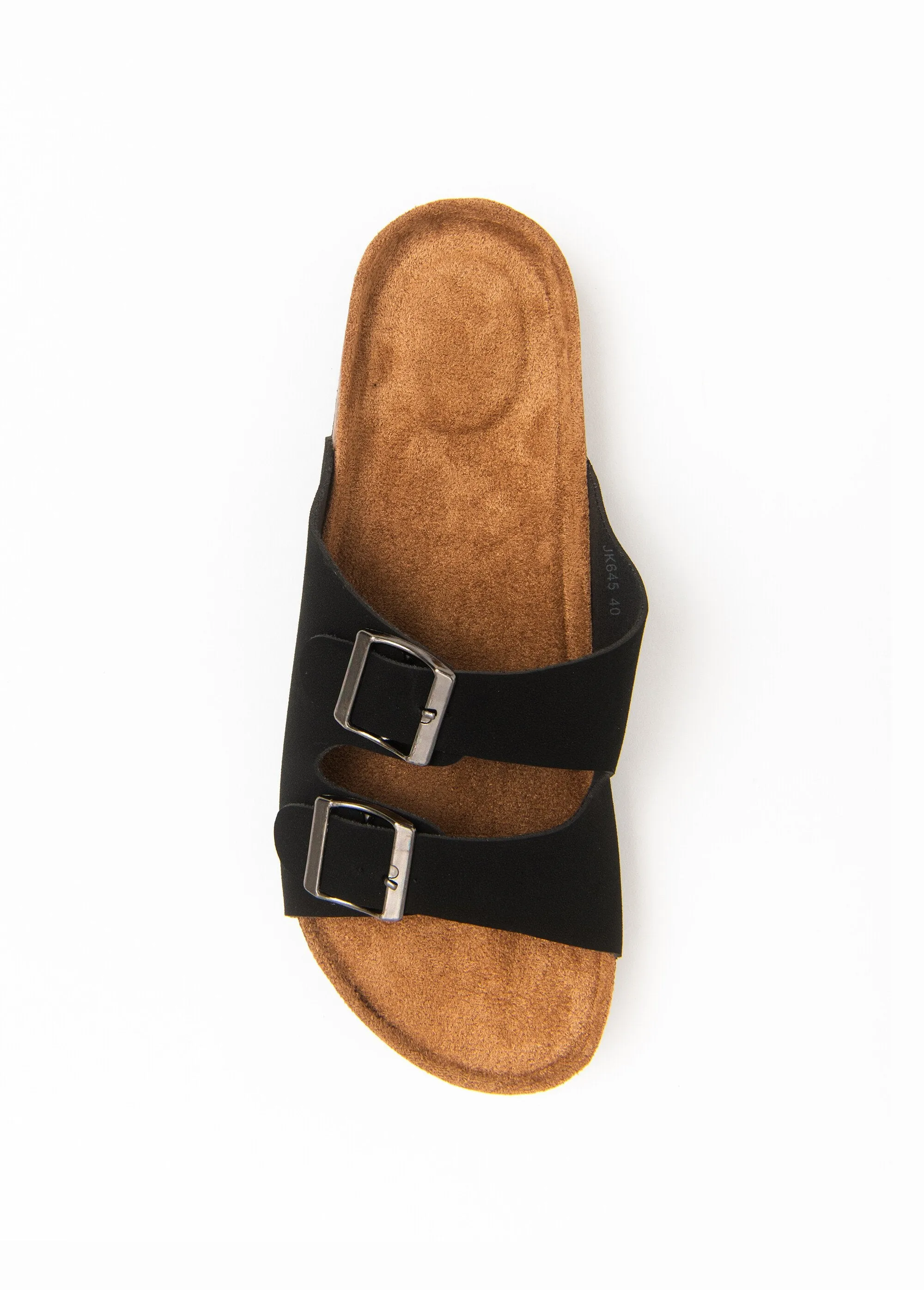Men's mules with ergonomic sole and straps