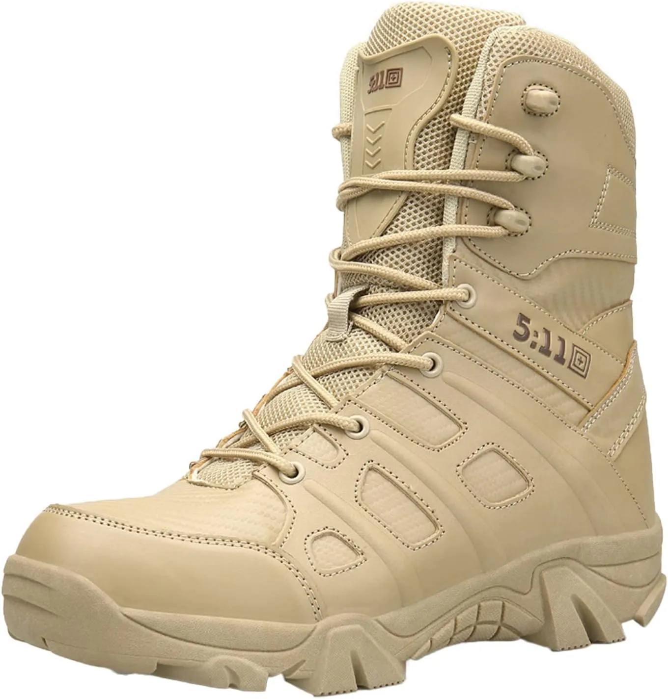 Men's Shoes High Top Lace Up Sports Casual Shoes Outdoor Desert Boots Short Boots Nonslip Cowboy Boots for Men (A, 11)