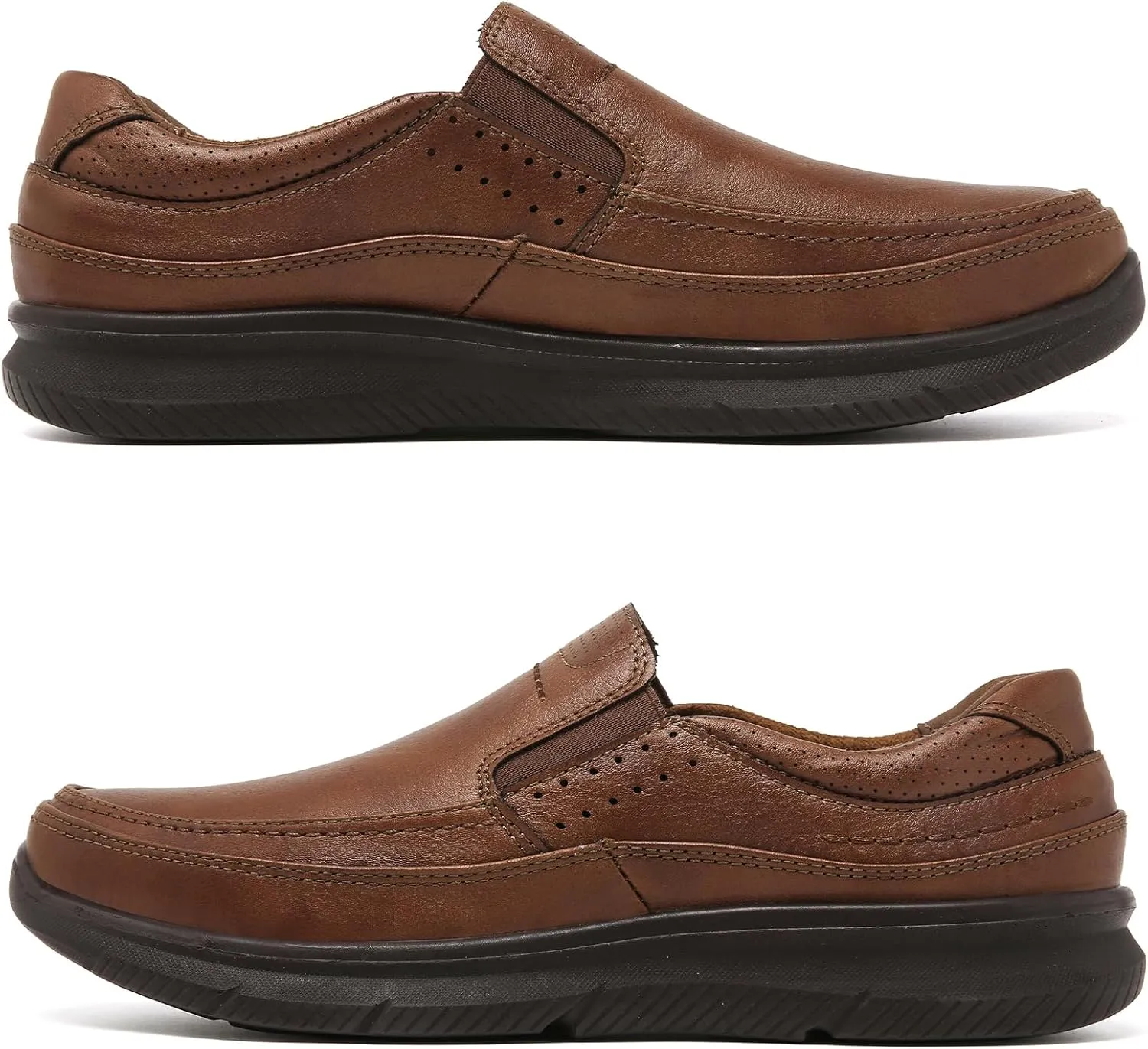 Men's Slip On Casual Loafers, Comfortable Walking Shoes for Men, Lightweight Dress Shoes for Office Driving