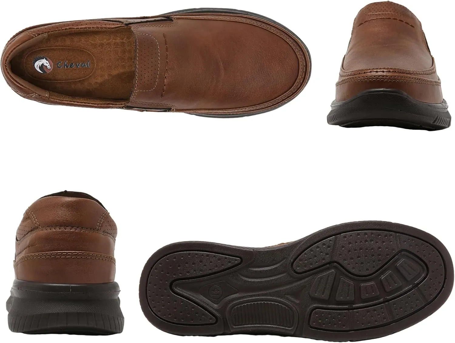 Men's Slip On Casual Loafers, Comfortable Walking Shoes for Men, Lightweight Dress Shoes for Office Driving