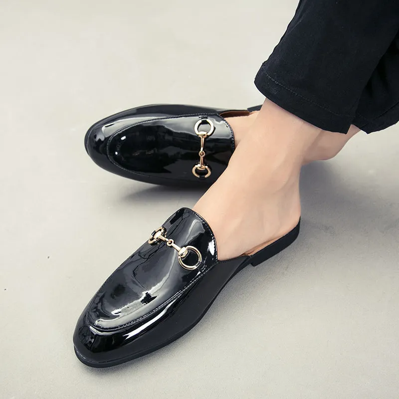 Men’s Stylish Vegan Leather Loafers with Buckle | Eco-Friendly Materials