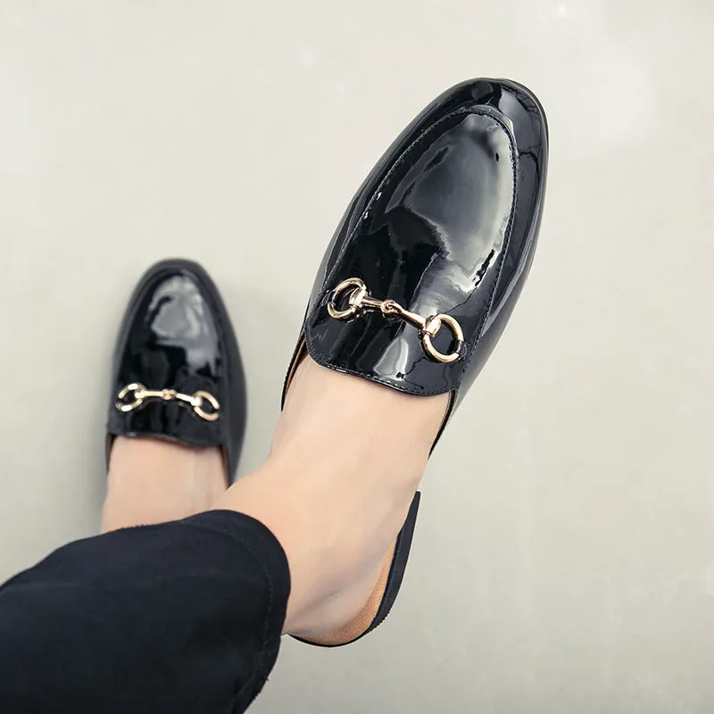 Men’s Stylish Vegan Leather Loafers with Buckle | Eco-Friendly Materials