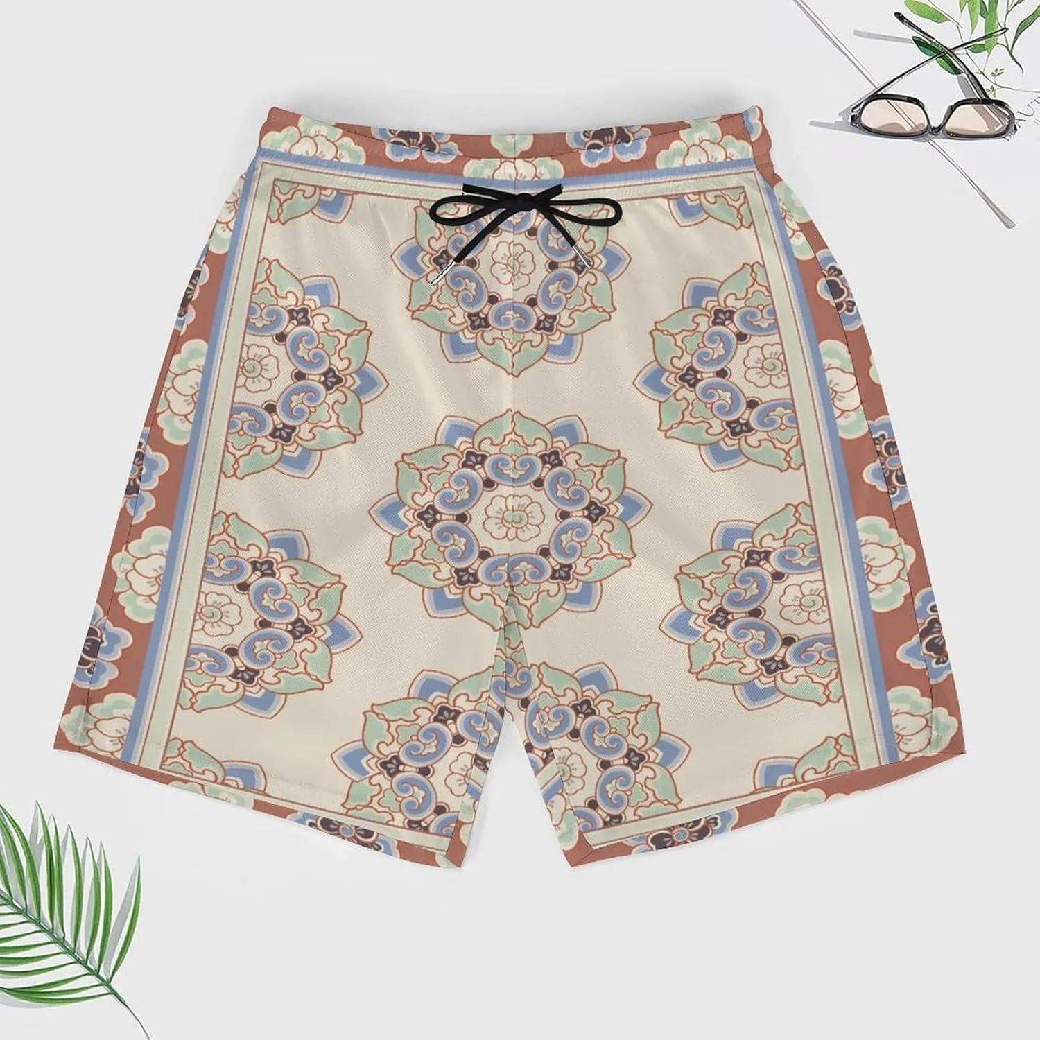 Mens Swim Trunks with Compression Liner Bathing Suits Beach Shorts Swim Shorts Men Swim Trunks