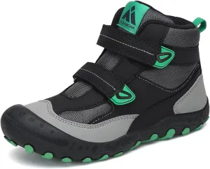 Mishansha Kids Water Resistant Hiking Boots, Boys Girls Anti Collision Anti-Skid Athletic Outdoor Adventure Trekking Shoes