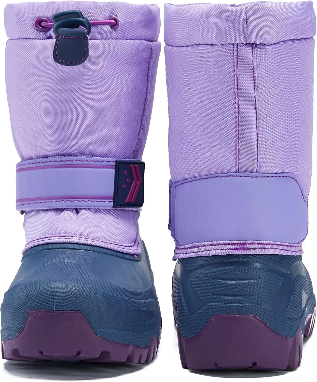 MORENDL Kids' Snow Boots Insulated Waterproof Fur Lined Warm Anti-Slip Winter Shoes for Boys and Girls Outdoor Walking(Toddler/Little Kid)