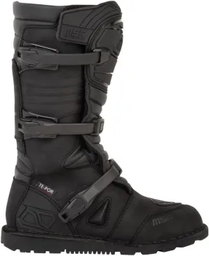 MSR Waterproof Adventure Motorcycle Boots Size 12 Black
