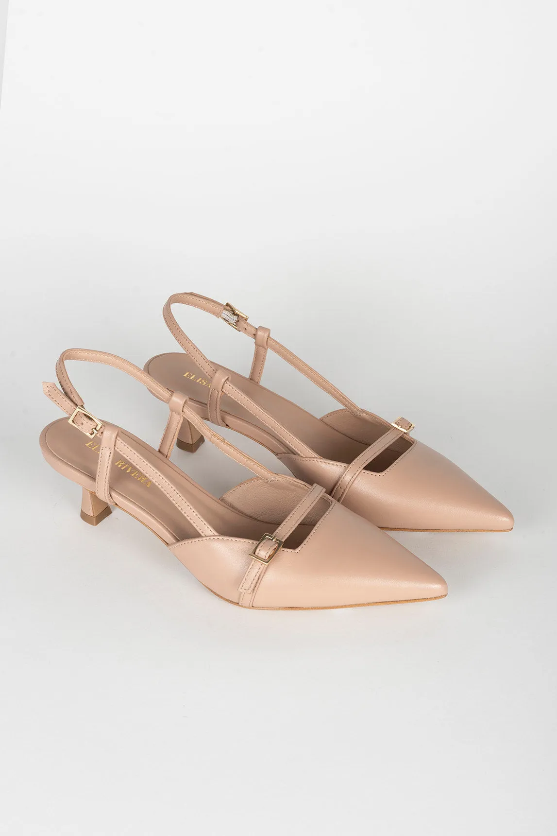 Mule destalonado Agathe beige