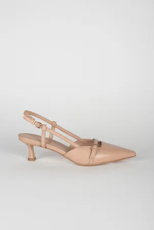 Mule destalonado Agathe beige