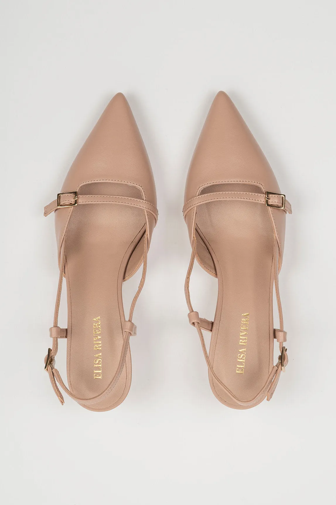 Mule destalonado Agathe beige