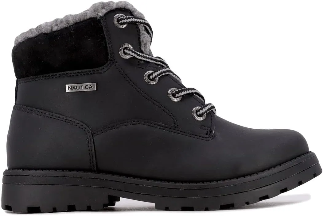 Nautica Kids Work Chukka Boot Youth Casual/Dress Bootie Hiking Boots Ankle High Outdoor Trekking Shoes |Boys - Girls| (Little Kids/Big Kids)