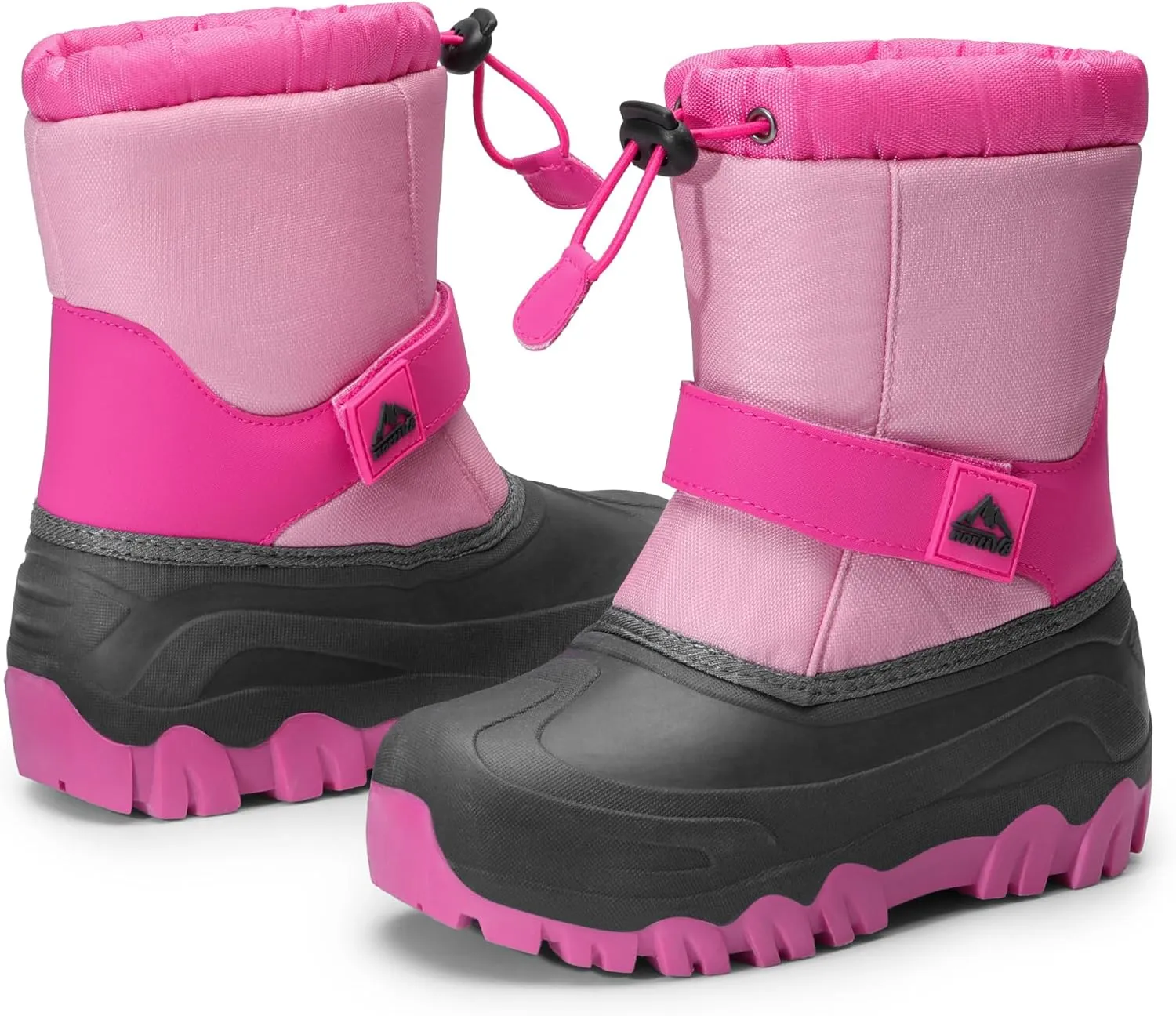 NORTIV 8 Kids Snow Boots Boy's Girl's Waterproof Cold Weather Classic Booties Hiking Outdoor Shoes (Little Kids/Big Kids)