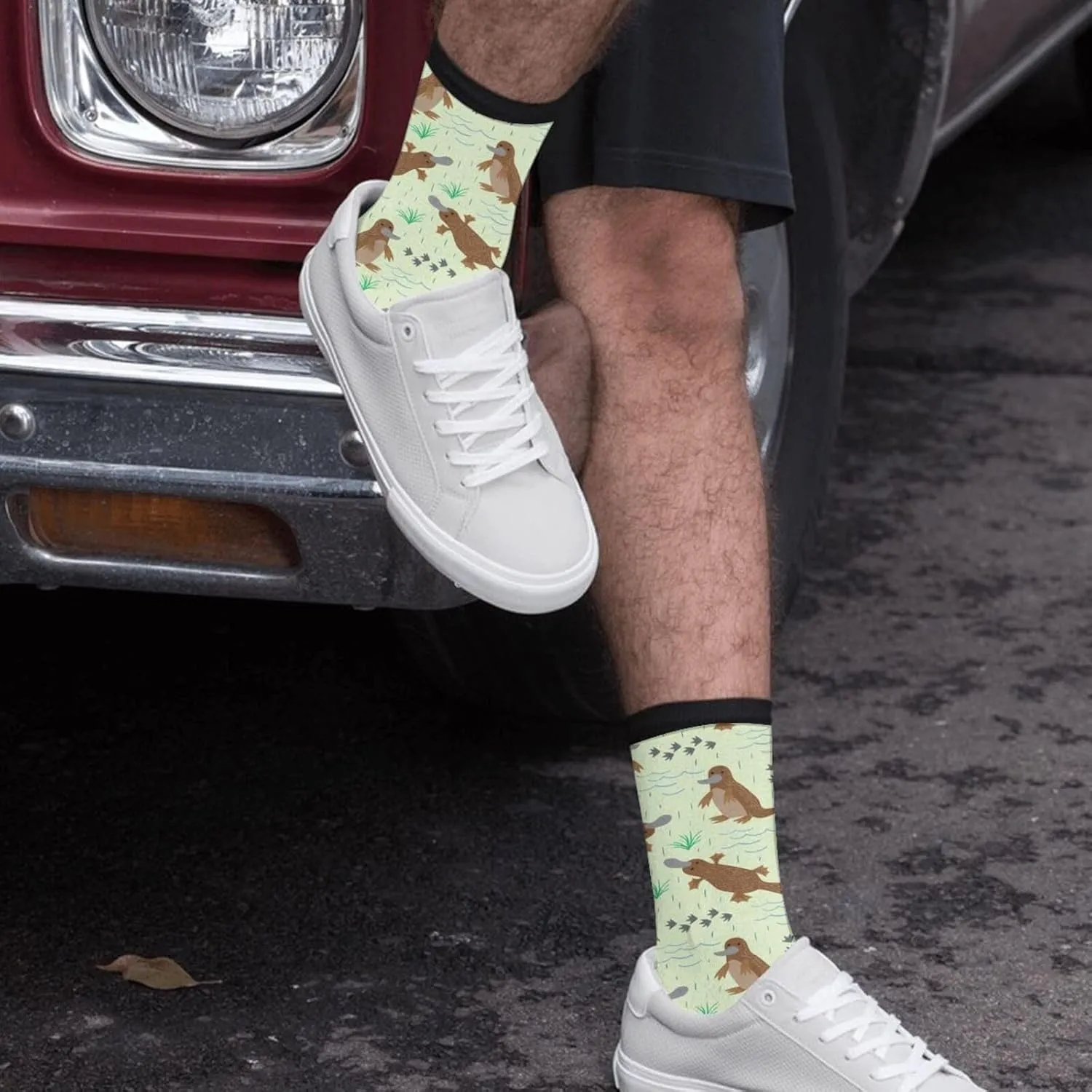 Novelty Fun Crew Socks Fashion Comfortable Men And Women Crazy Dress Socks