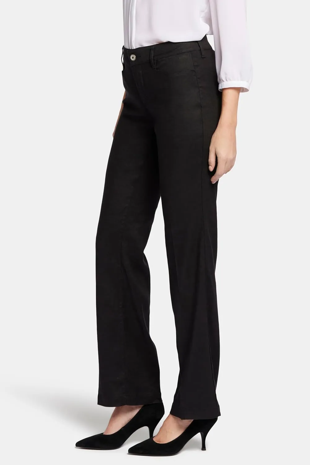 NYDJ Women's Trouser Pants In Stretch Linen