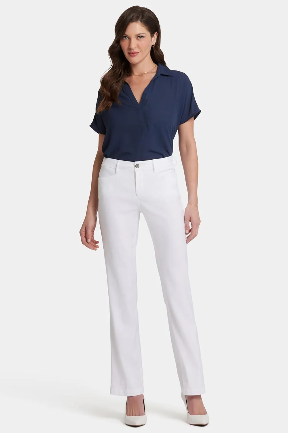 NYDJ Women's Trouser Pants In Stretch Linen
