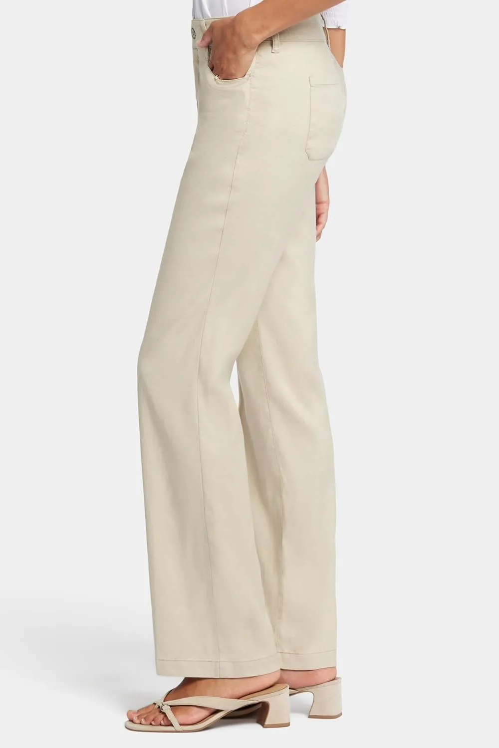 NYDJ Women's Trouser Pants In Stretch Linen