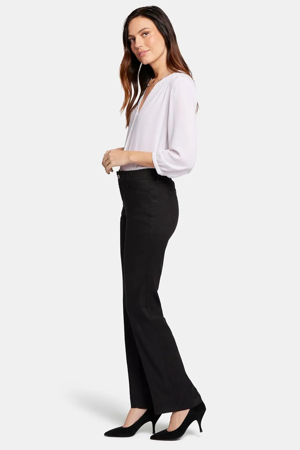 NYDJ Women's Trouser Pants In Stretch Linen